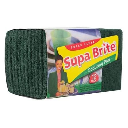 Supa brite scouring pad 12's