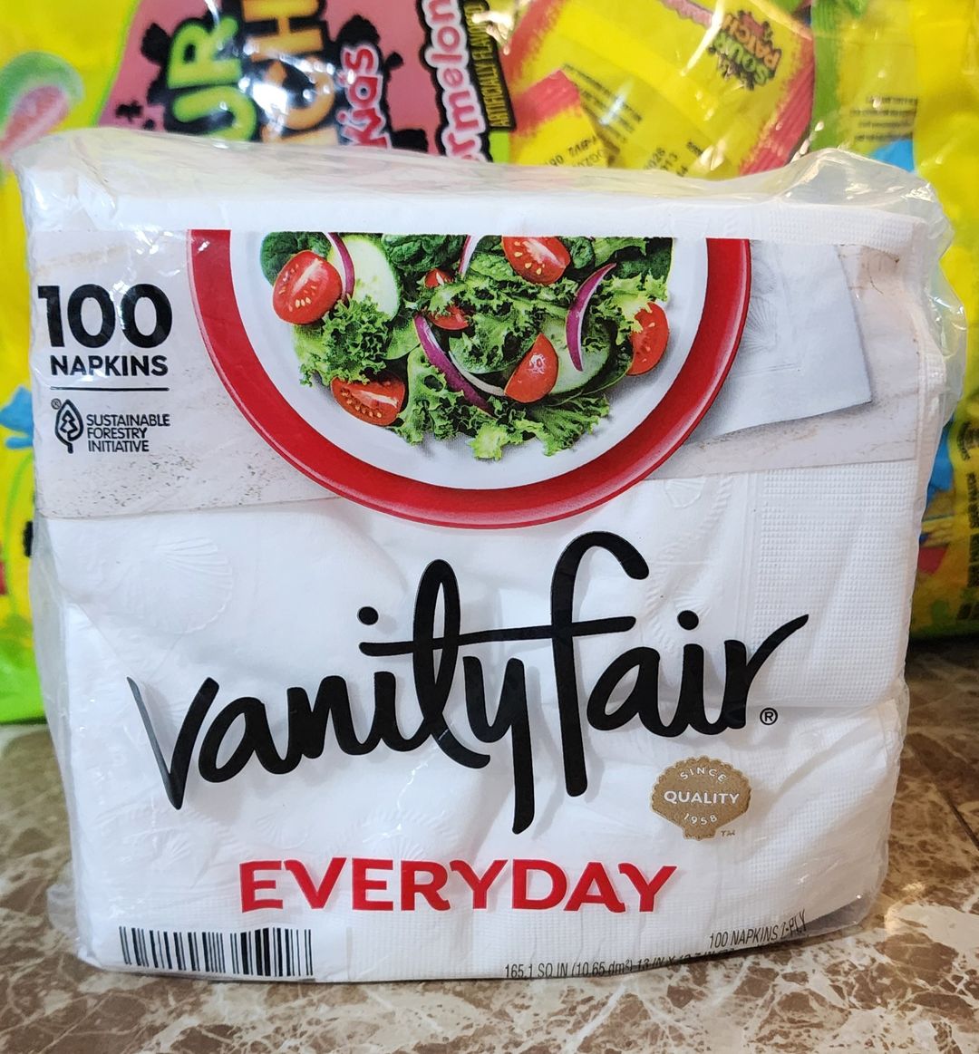 Vanity fair  everyday 100 count napkins 