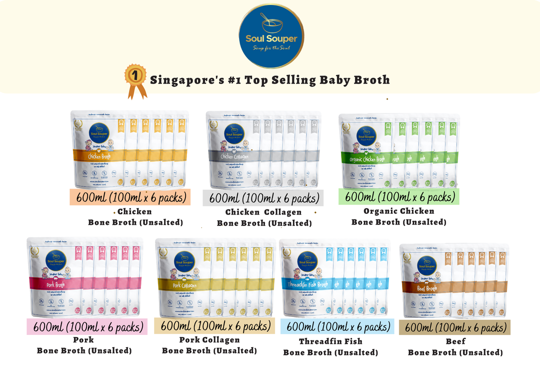 (7m+) Souper Baby (Unsalted) - 600ml (100ml x 6 packs)