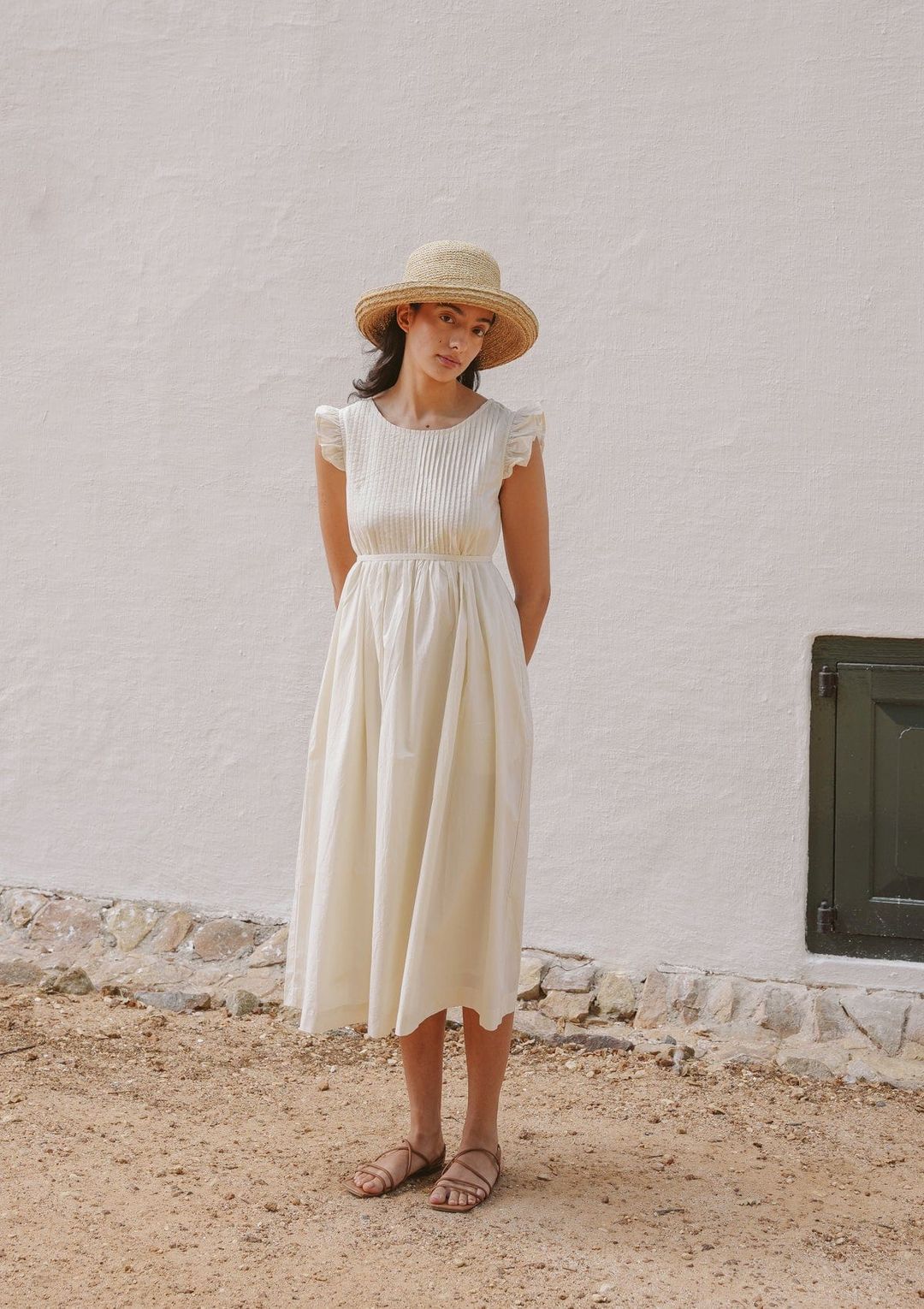 Painter Day Dress | Natural (M)