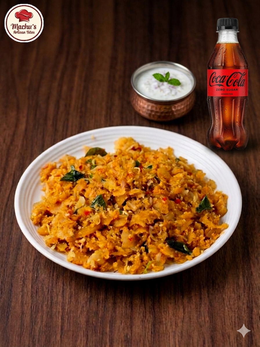 Combo: Egg Kothu Porotta and Coke/Fanta