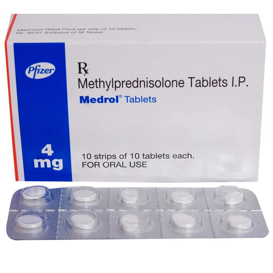 Methylprednisolne 4mg Tablets