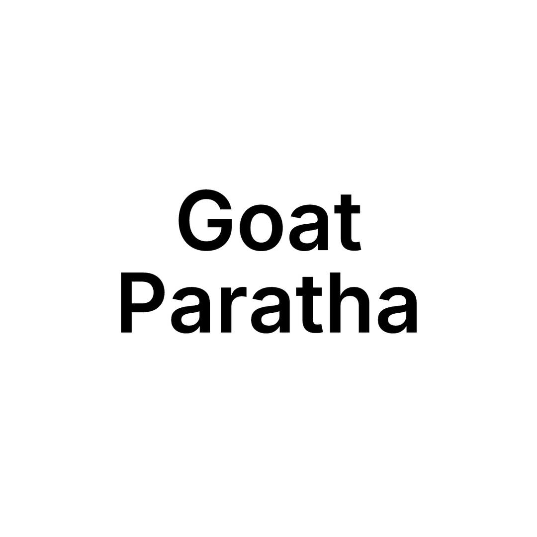 Goat Paratha