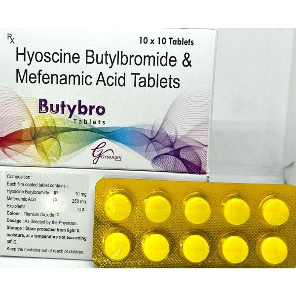 Hyoscine Butylbromide Tablets 10 Mg Tablet