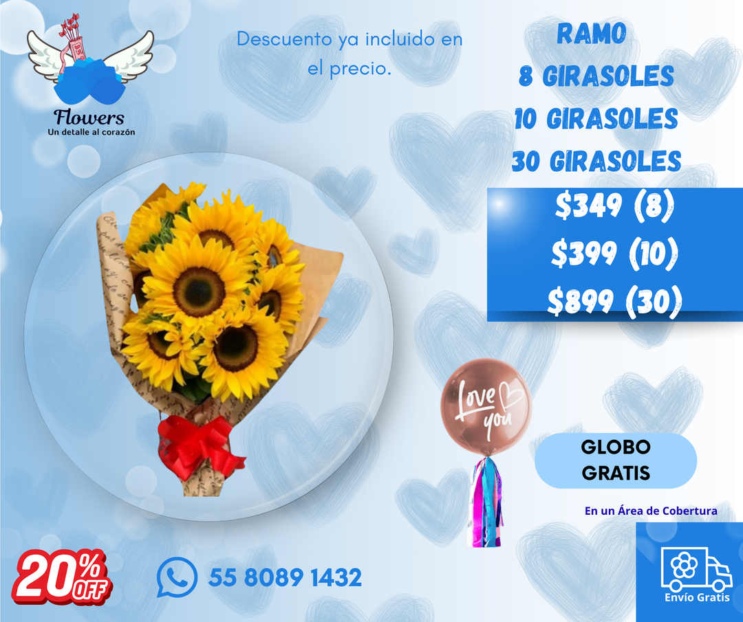 Ramo Girasoles
