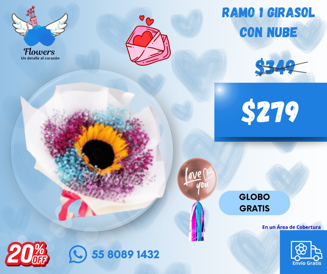 Ramo 1 Girasol con nube