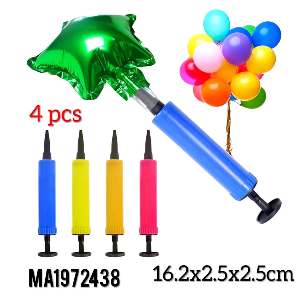 PUMP BALLON '' 4PCS '' 