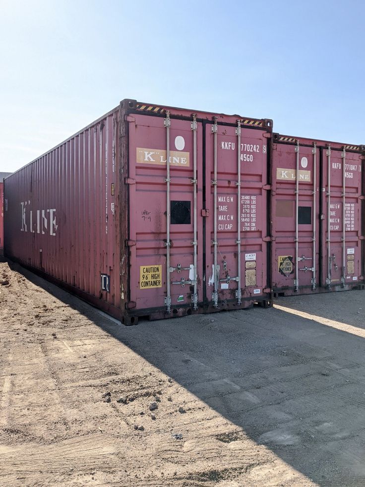 Contenedor marítimo de 40 pies High Cube – De segunda mano