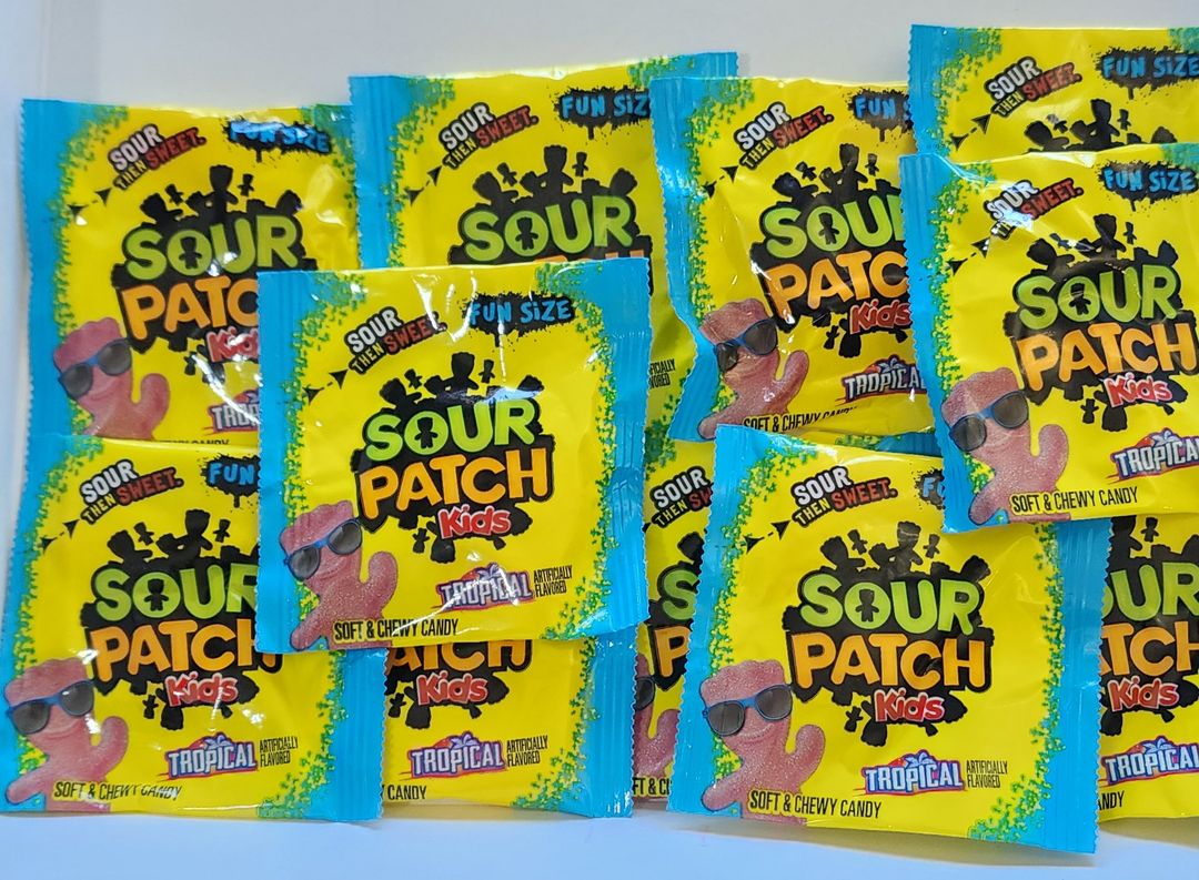 Sour patch tropical gummy