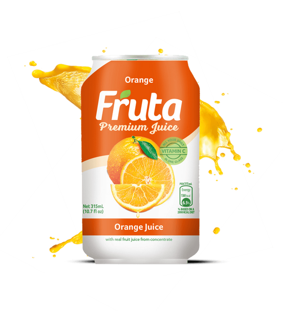 FRUTA  JUICE ORANGE CAN 10.7fl oz 315ml