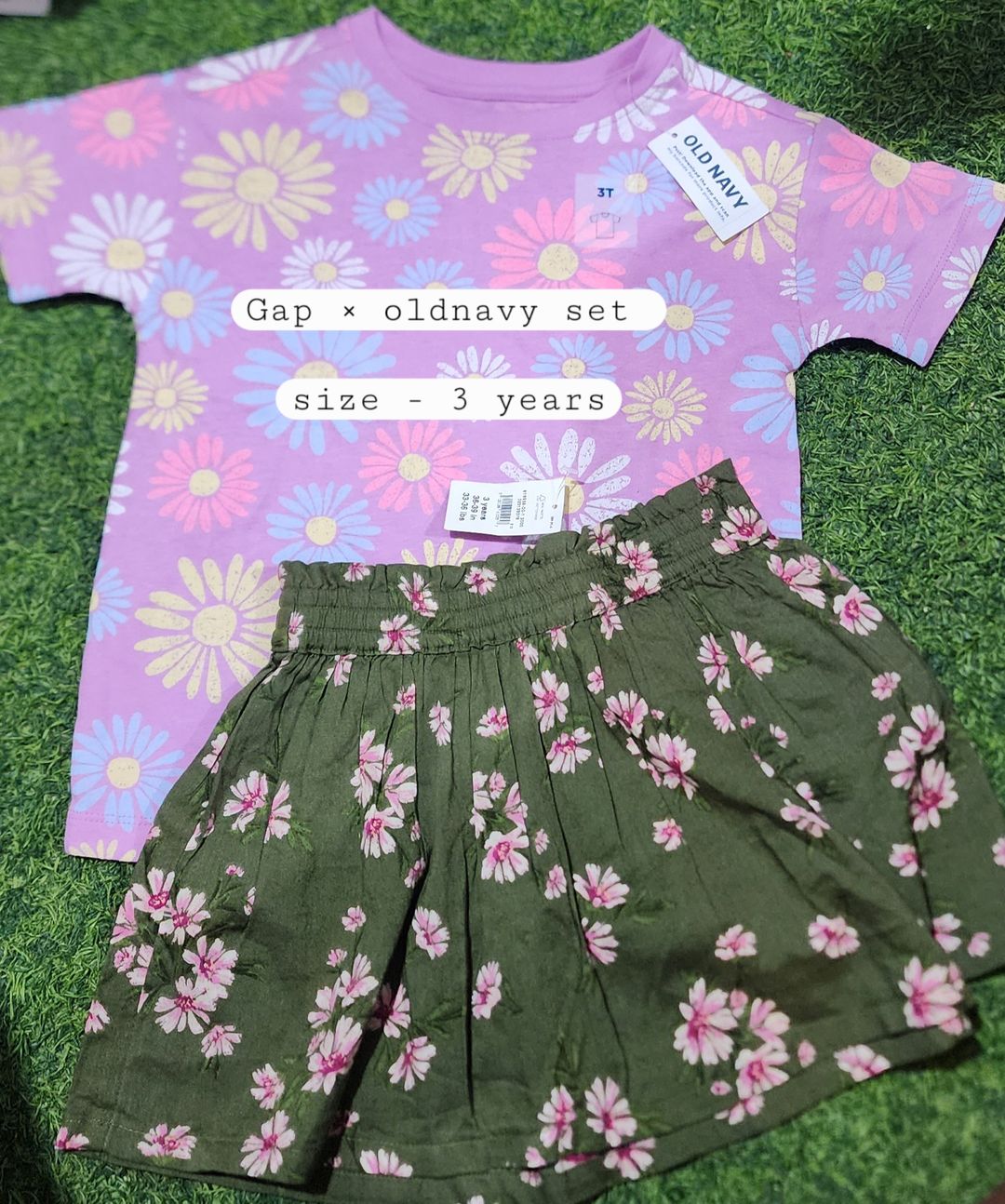 Oldnavy little girls set size 3 years
