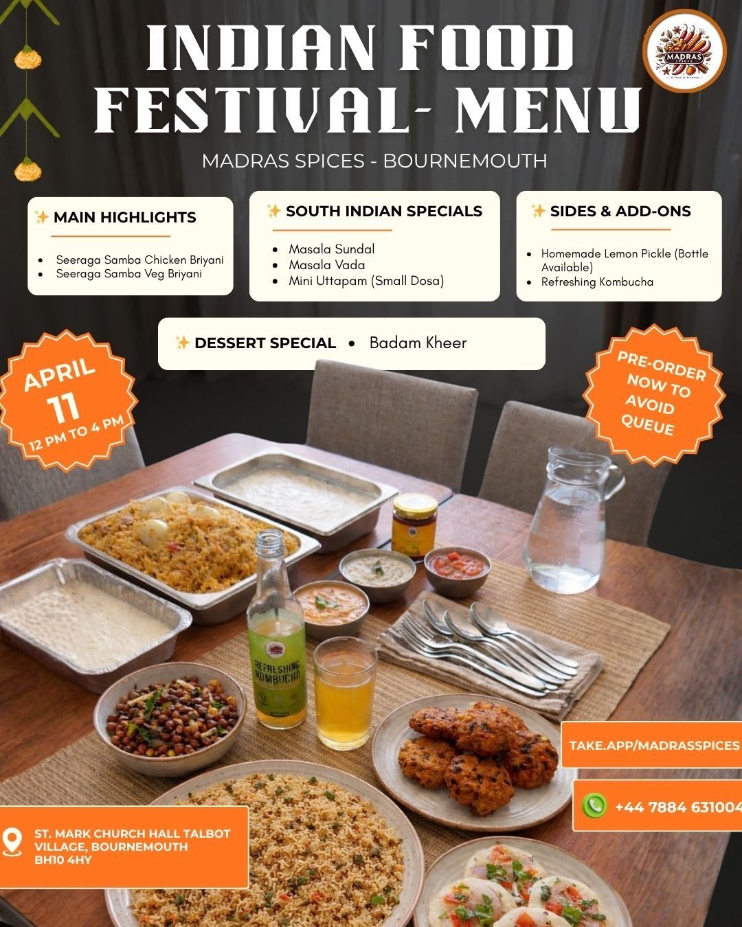 Seeraga Samba Chicken Briyani  - 11th April  2026