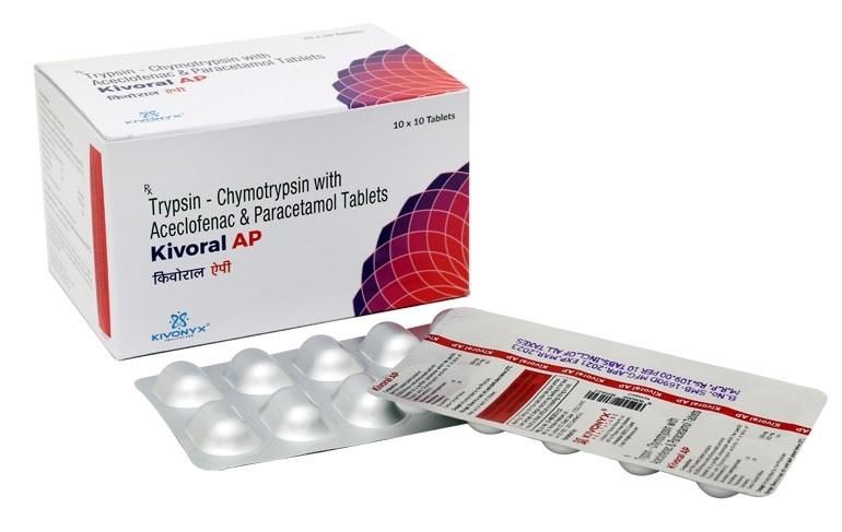 100000 Armour Units Of Enzymatic Activity Trypsin-Chymotrypsin (6:1) Tablets Tablet
