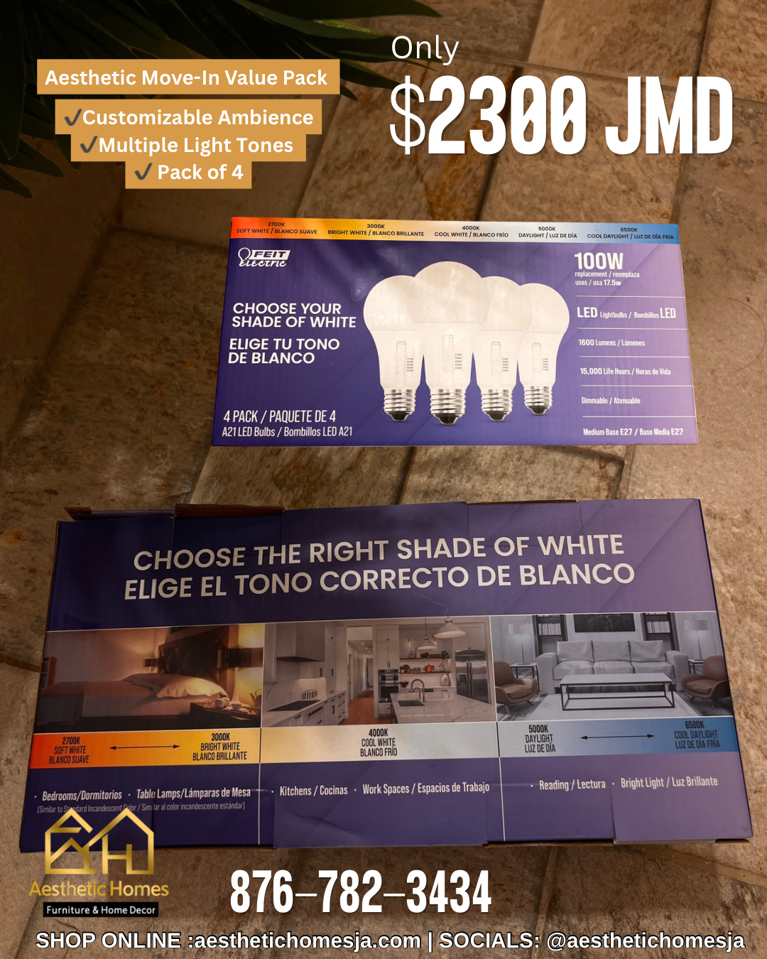 Aesthetic Glow Bulb Set (4-Value Pack)