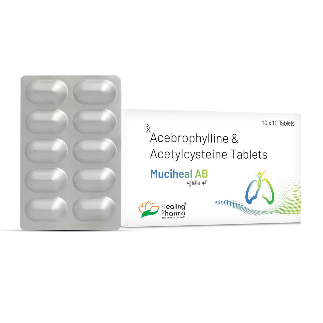 Acebrophylline & Acetylcysteine 100 Mg Tablet