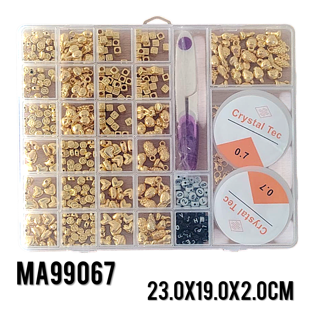 BEADS SET GOLD MODEL V-BIG