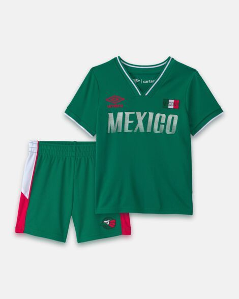 Toddler/Kids 2-Piece Umbro Mexico Soccer Jersey & Short Set