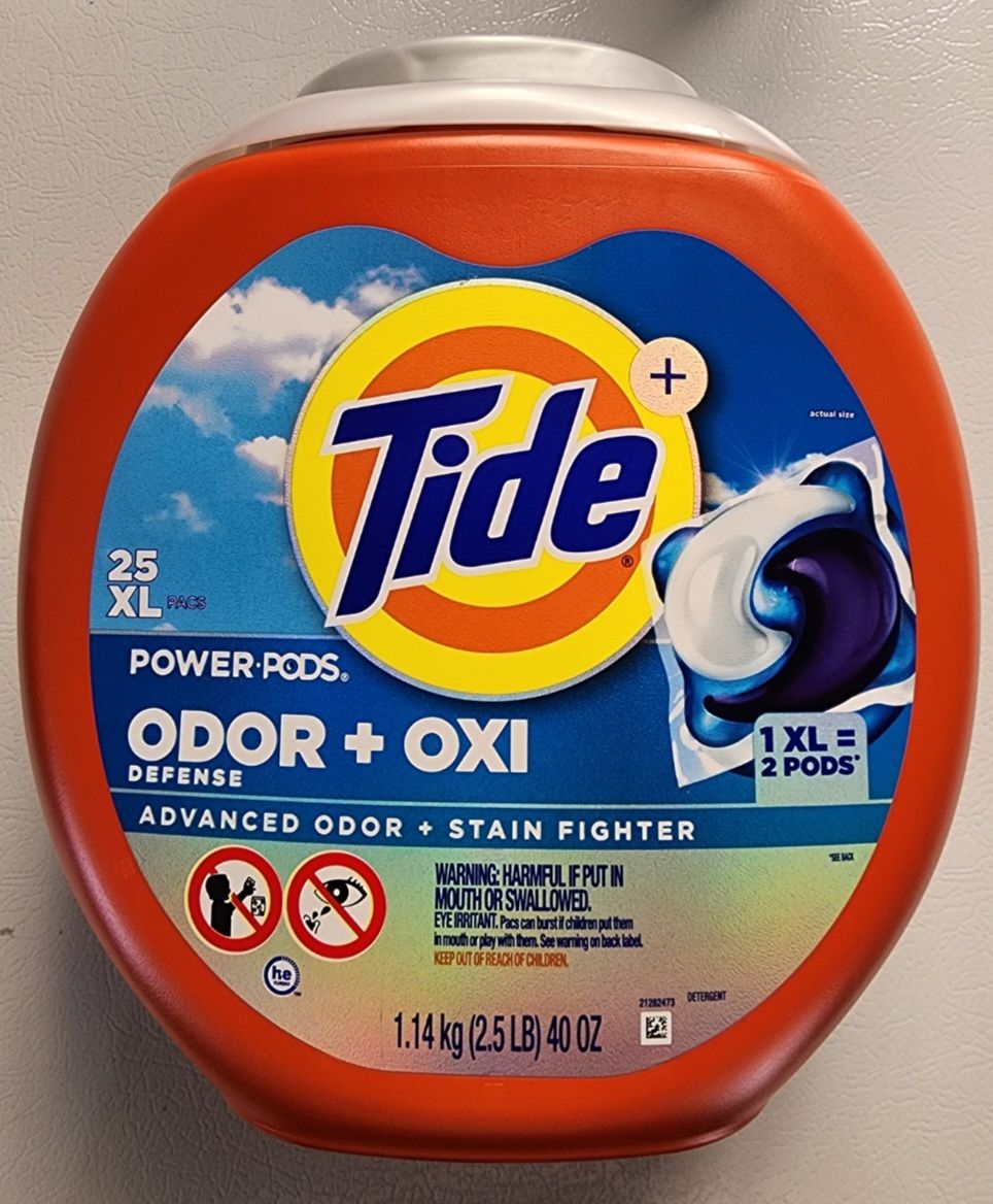 Tide odor + oxi stain lifter power pods 40 oz