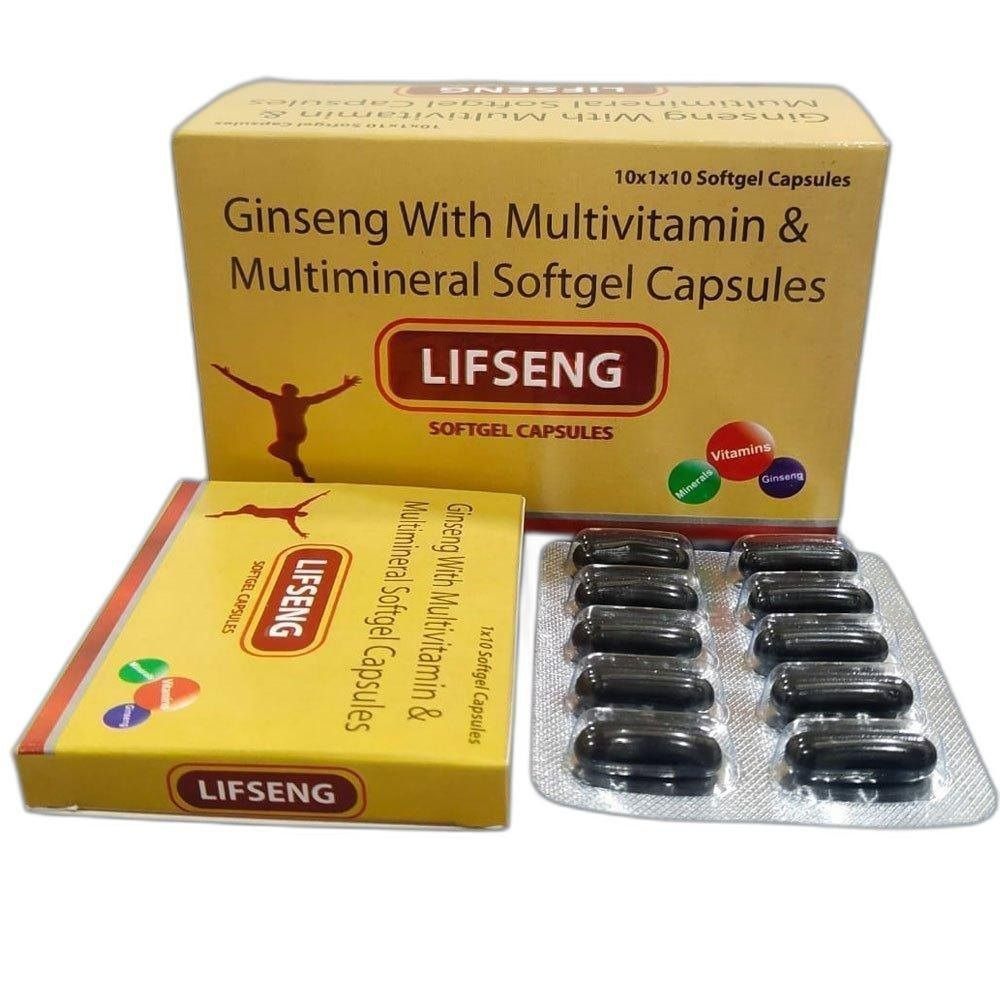 Ginseng + Multivitamin + Multimineral Capsules Capsule