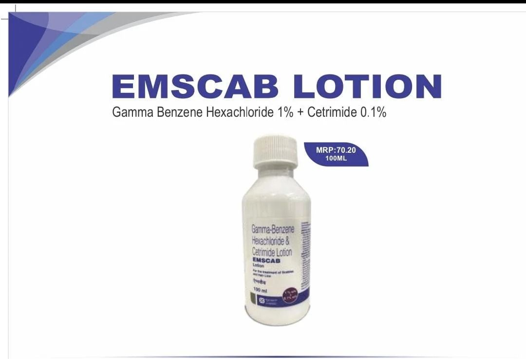 Gamma Benzene Hexachloride 0.1% W/V + Cetrimide 0.1% W/V Lotion 0.1% Cream