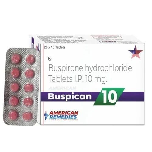 Buspirone Hydrochloride Tablets 10 Mg Tablet
