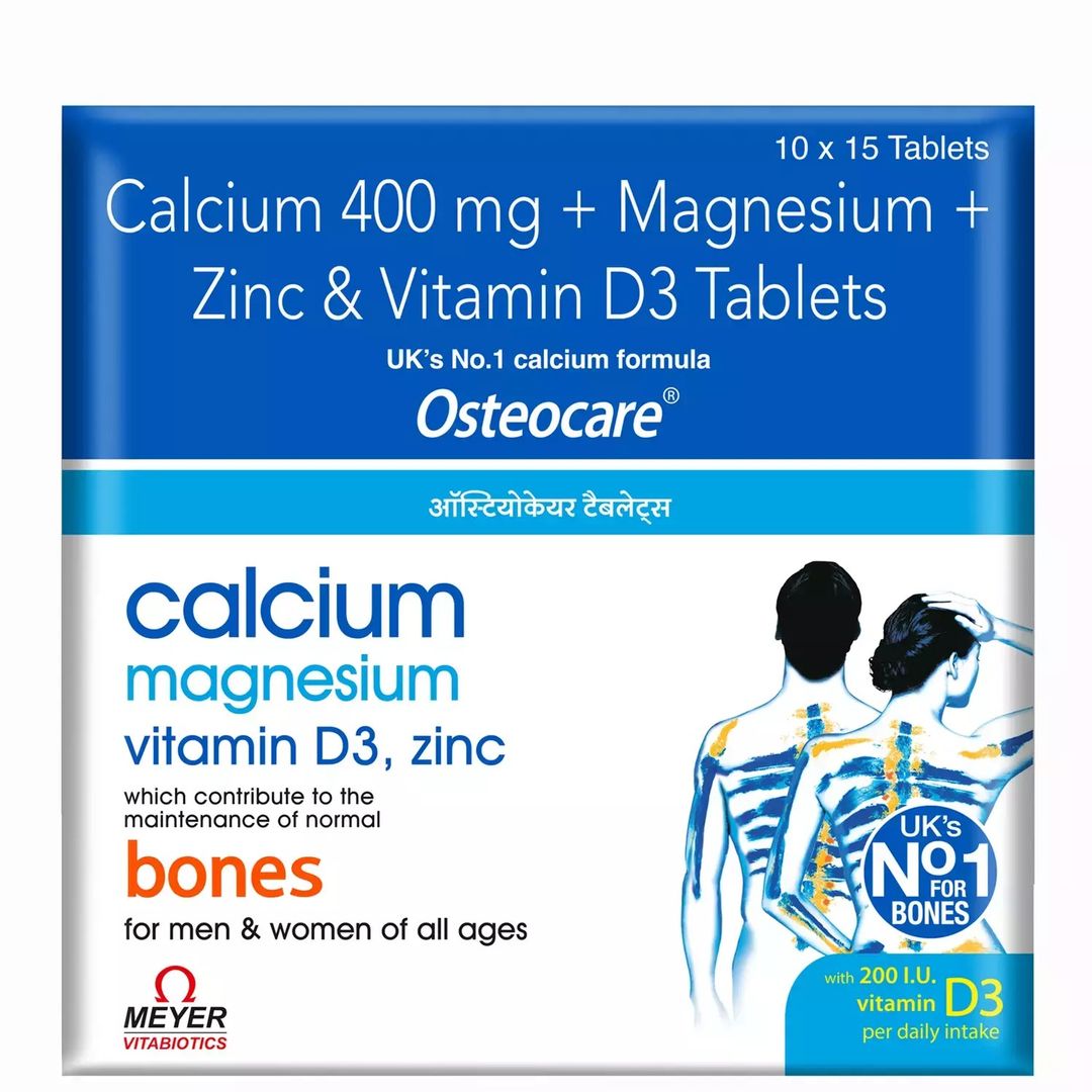 Calcium + Magnesium + Zinc + Vitamin D3 500 Iu Tablets 400 Mg Tablet