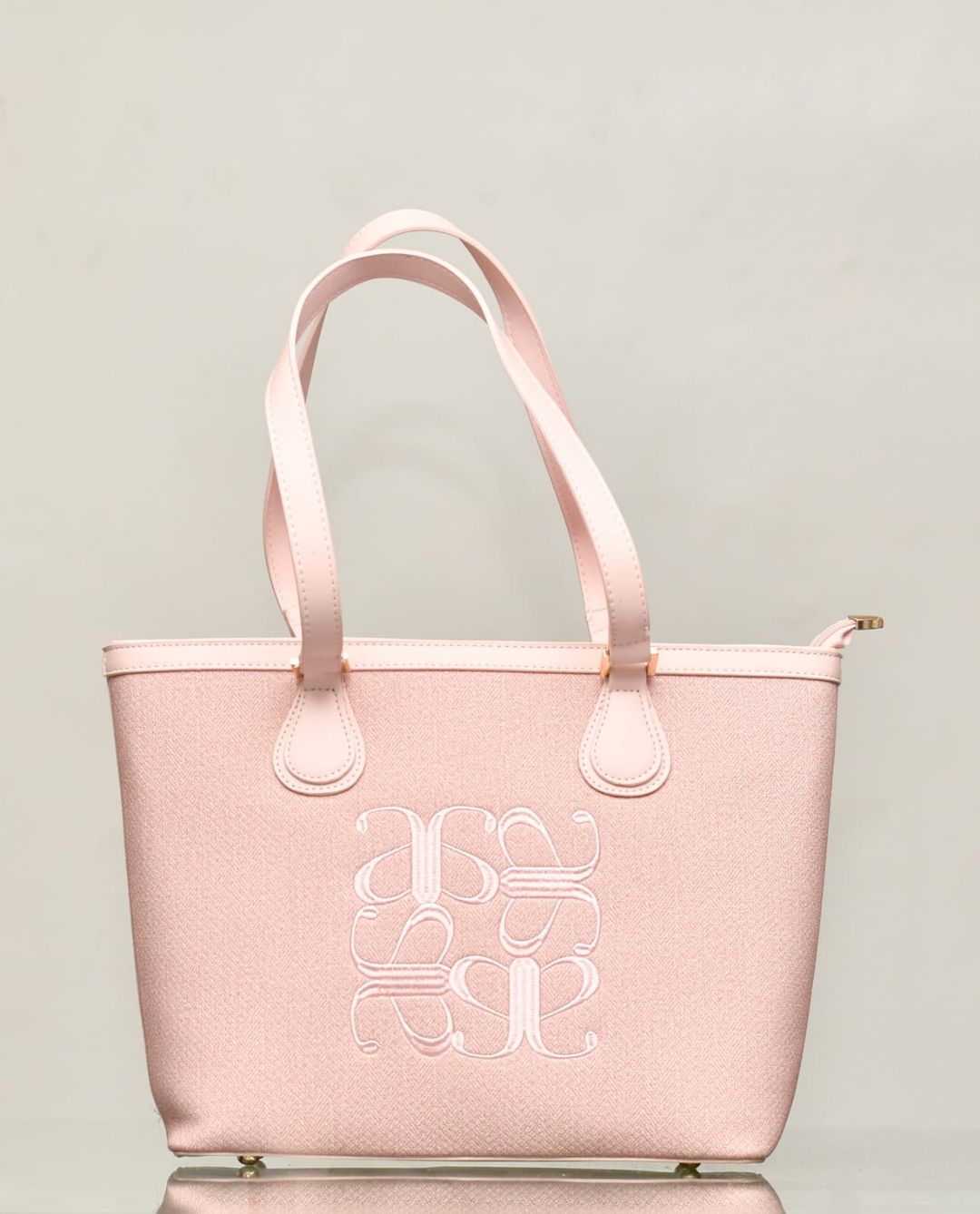 Monogram Structured Tote Bag
