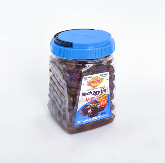1000g |Suntat Schwarze Oliven | زيتون عطون حبة وسط 