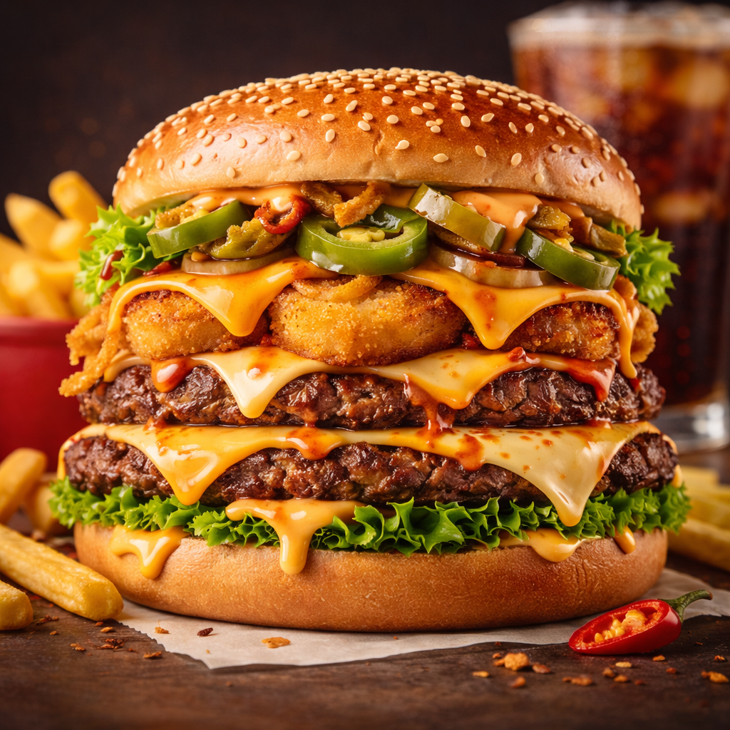 Signature Smash Cheese Burger