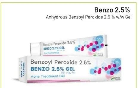 Anhydrous Benzoyl Peroxide 2.5 % W/W Gel 2.5 % Gel
