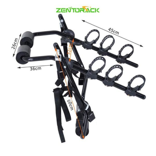 Zentorack ZT-104: The  Specialist 3-Bike Carrier