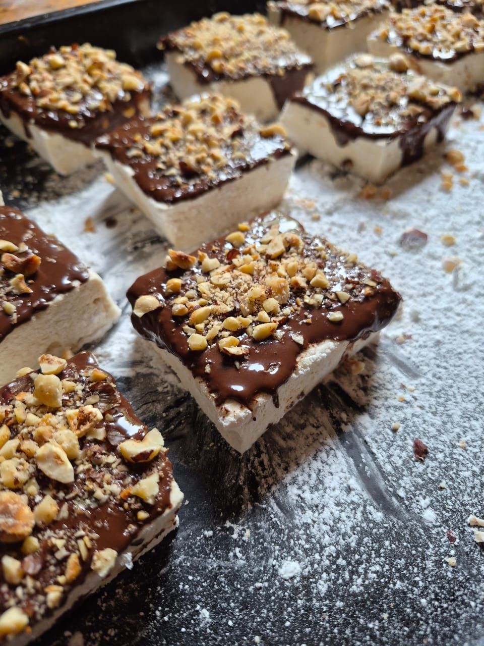 Noah's Cookies: Marshmallows dipped in chocolate