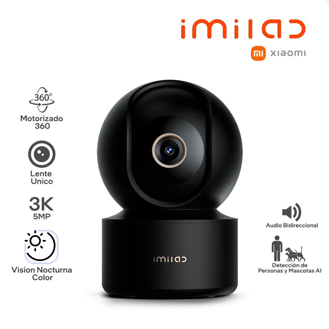 IMILAB C22 / RESOLUCION 3K 5MP / MOTORIZADA 360 / WIFI / INTERIOR / TECNOLOGIA AI