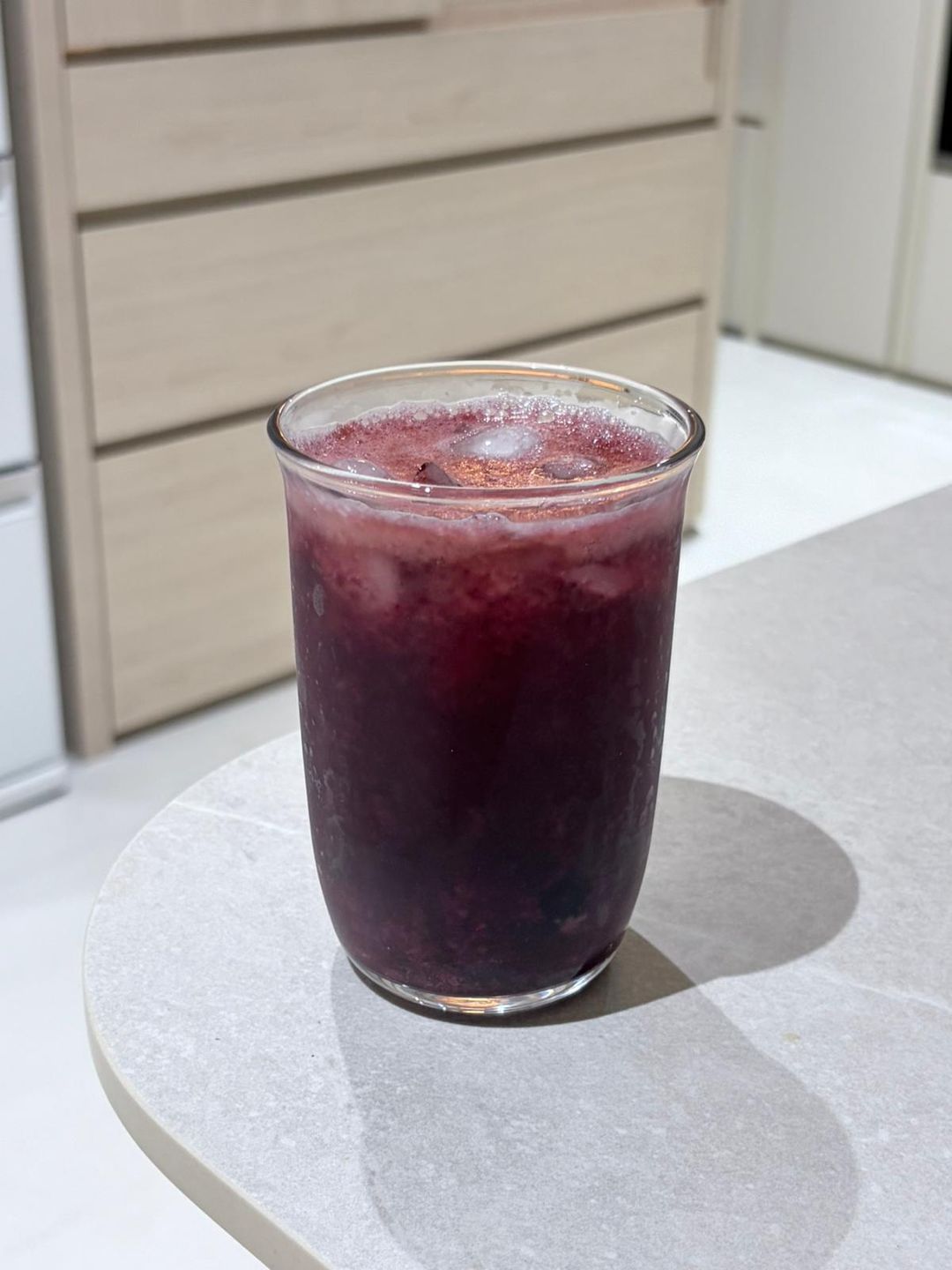 Iced Blueberry Yuzu Spritz