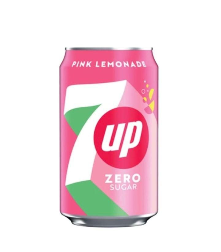 אפ7 משקה מוגז לימונדה ורודה 330 מ"ל ללא סוכר {כולל פקדון}