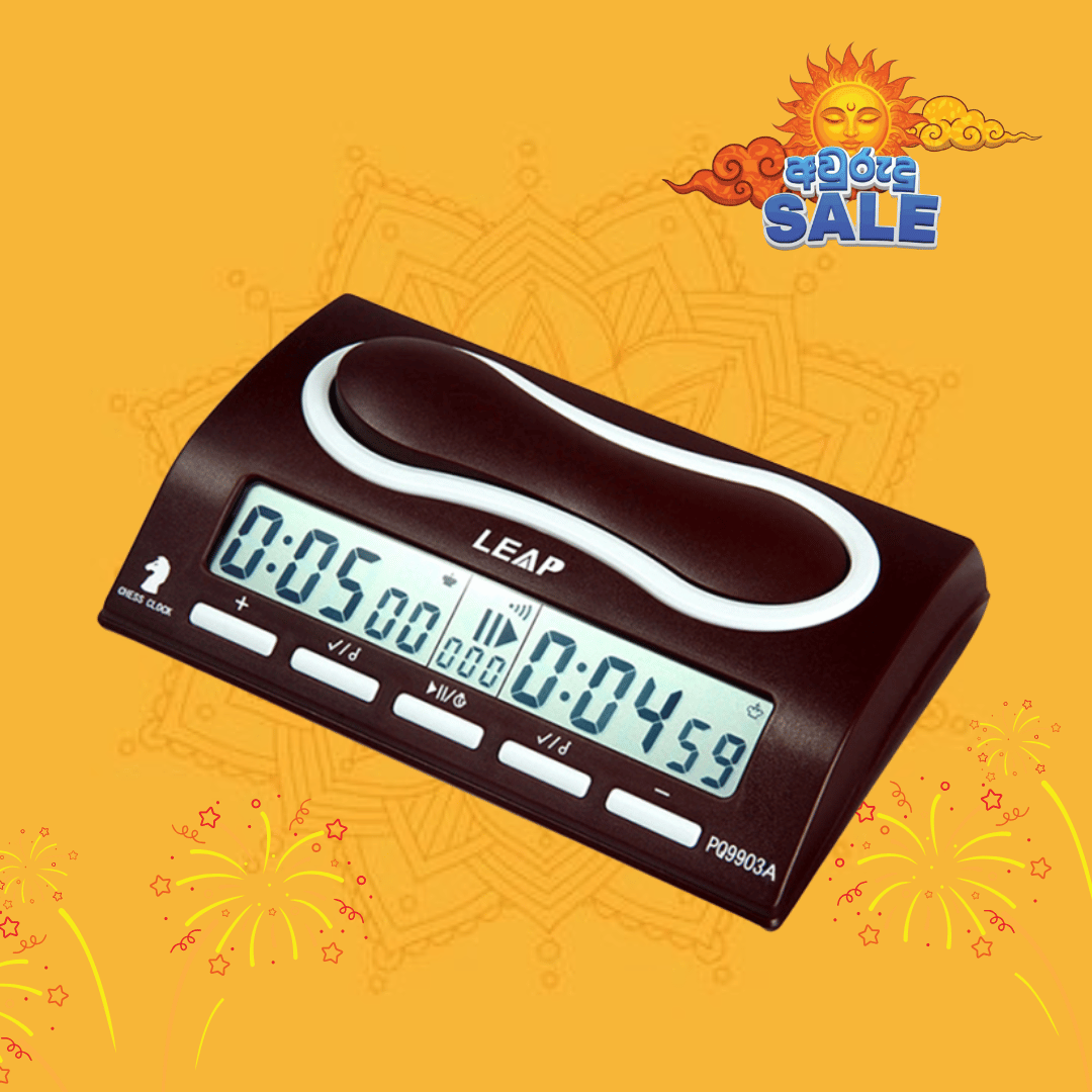 LEAP PQ9903A  Professional Compact Chess Clock Original Chess Timer Large