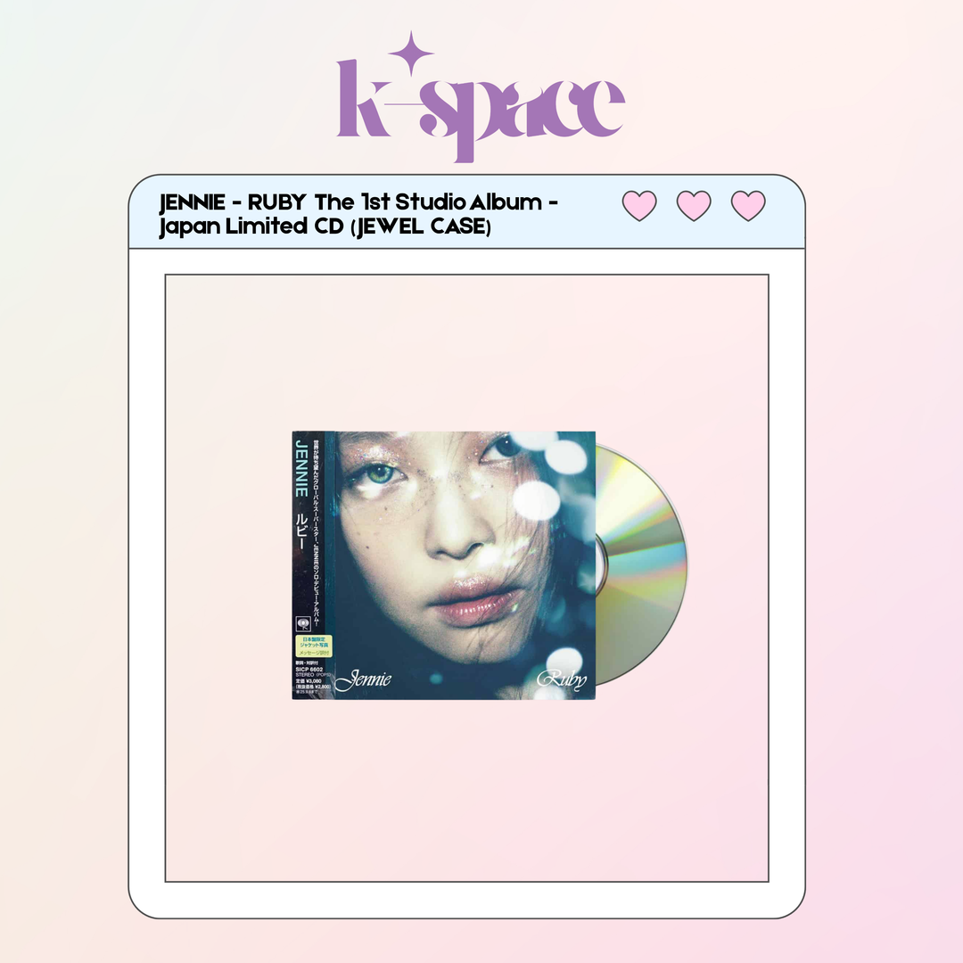 JENNIE - RUBY The 1st Studio Album - Japan Limited CD (JEWEL CASE) 