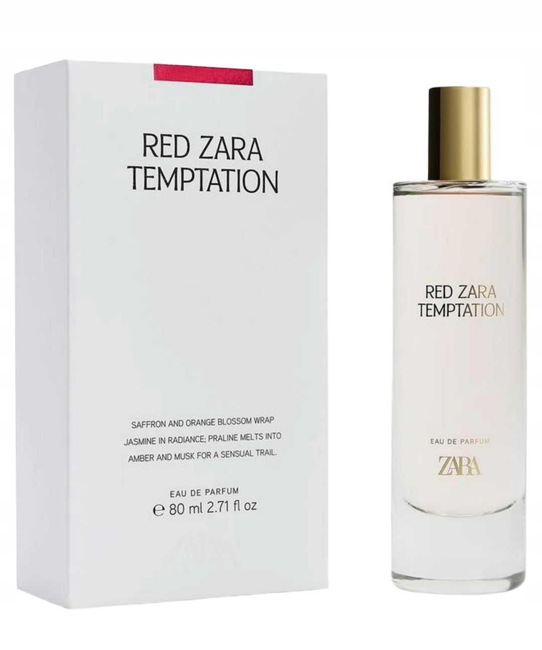 Eau de parfum RED TEMPTATION (80 mL) (Nouvelle collection)