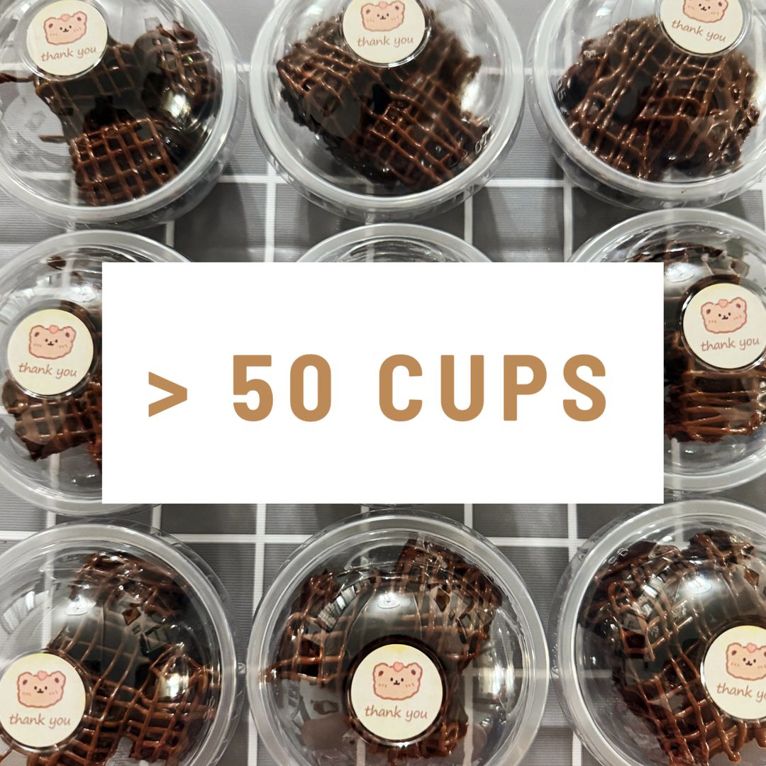 Brownies Bites > 50 Cups 