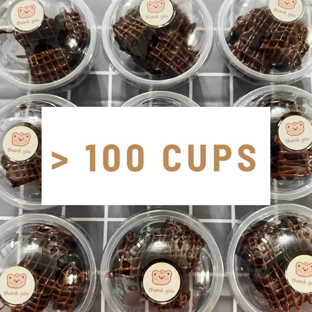 Brownie Bites > 100 Cups