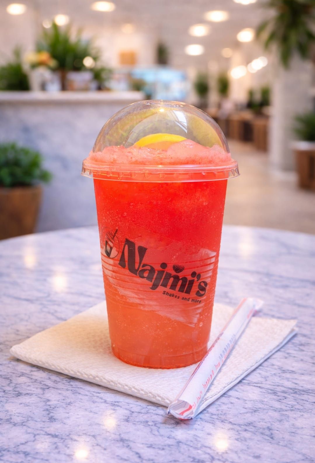 Strawberry lemon mojitos (N)