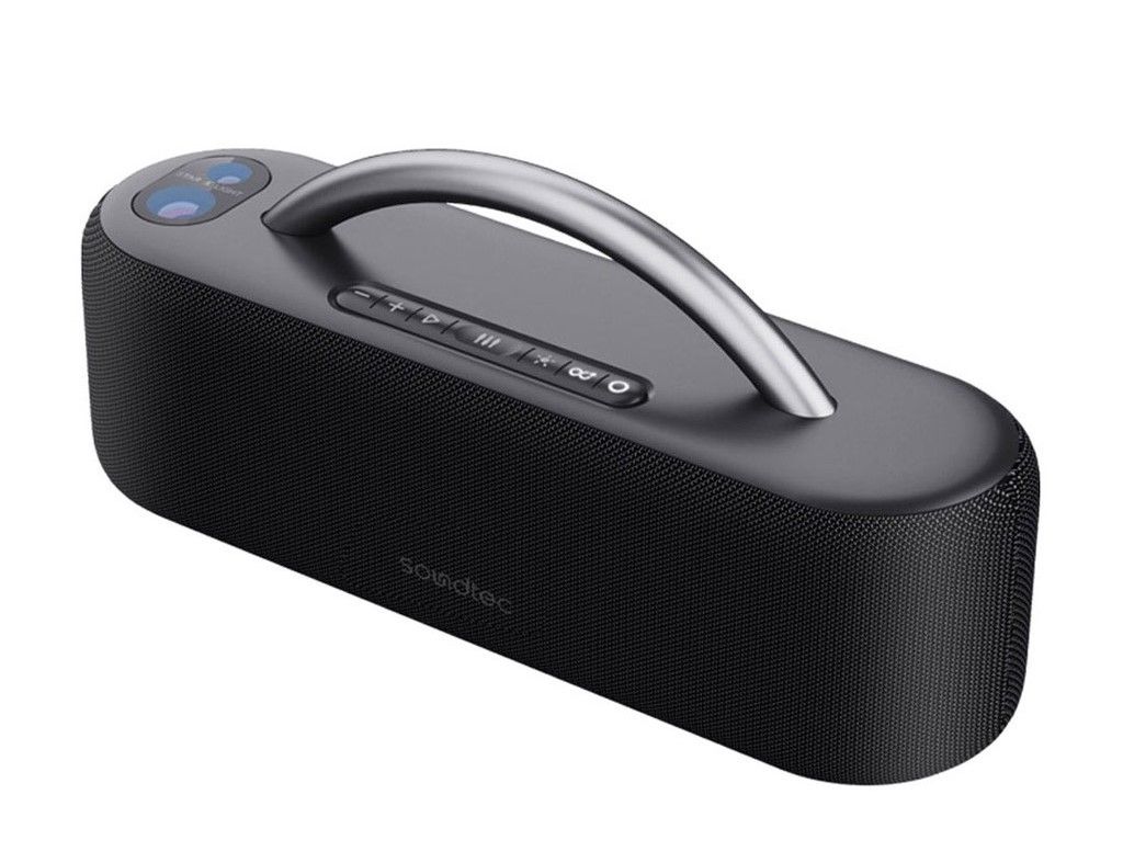 Porodo Soundtec Star Light Galactic Portable Speaker - Black