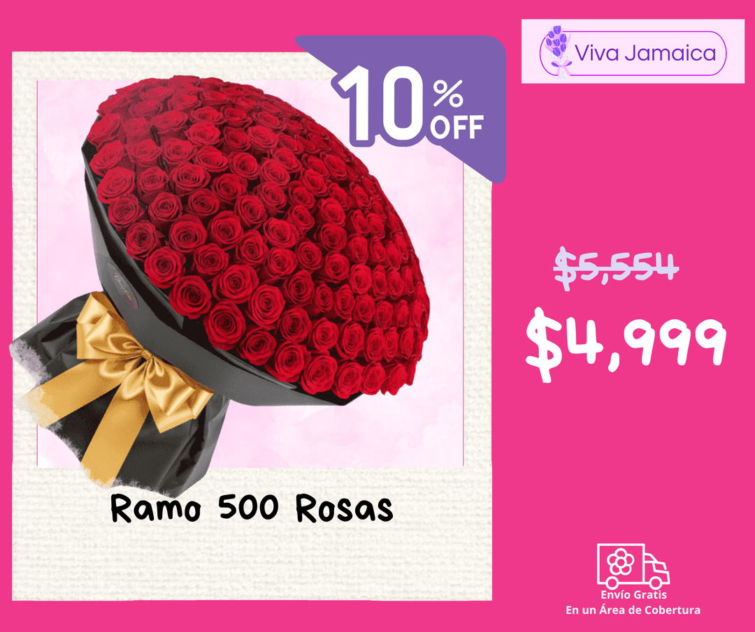 Ramo 500 Rosas