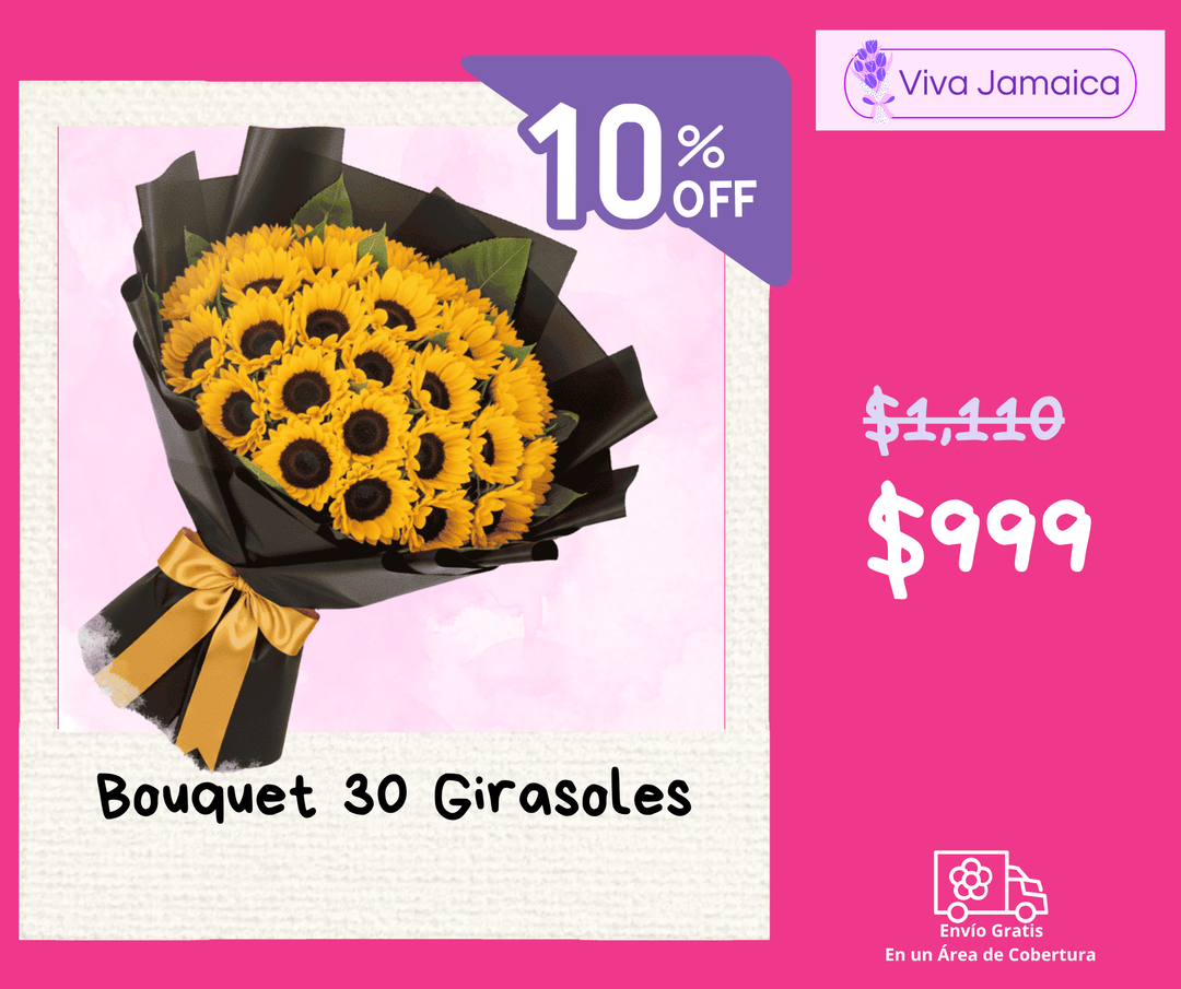 Bouquet 30 Girasoles