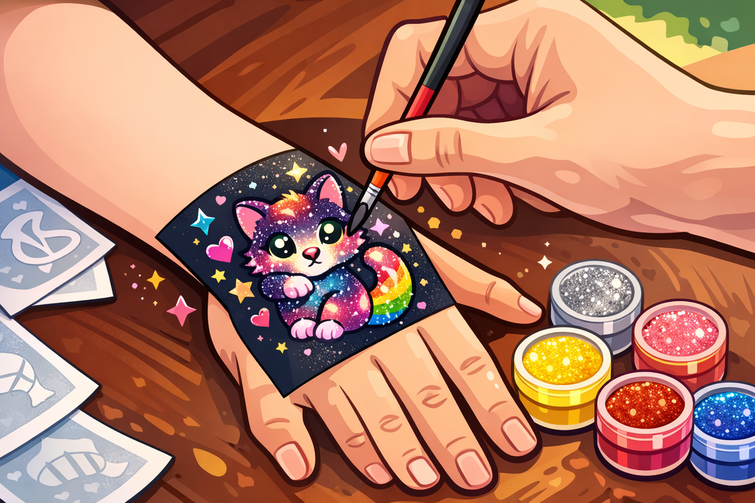Glitter Tattoo Artist