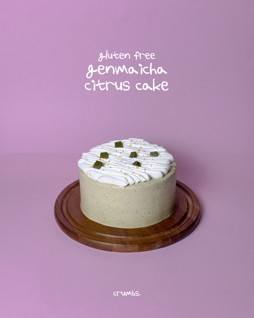 Genmaicha Citrus Cake 柑橘玄米茶