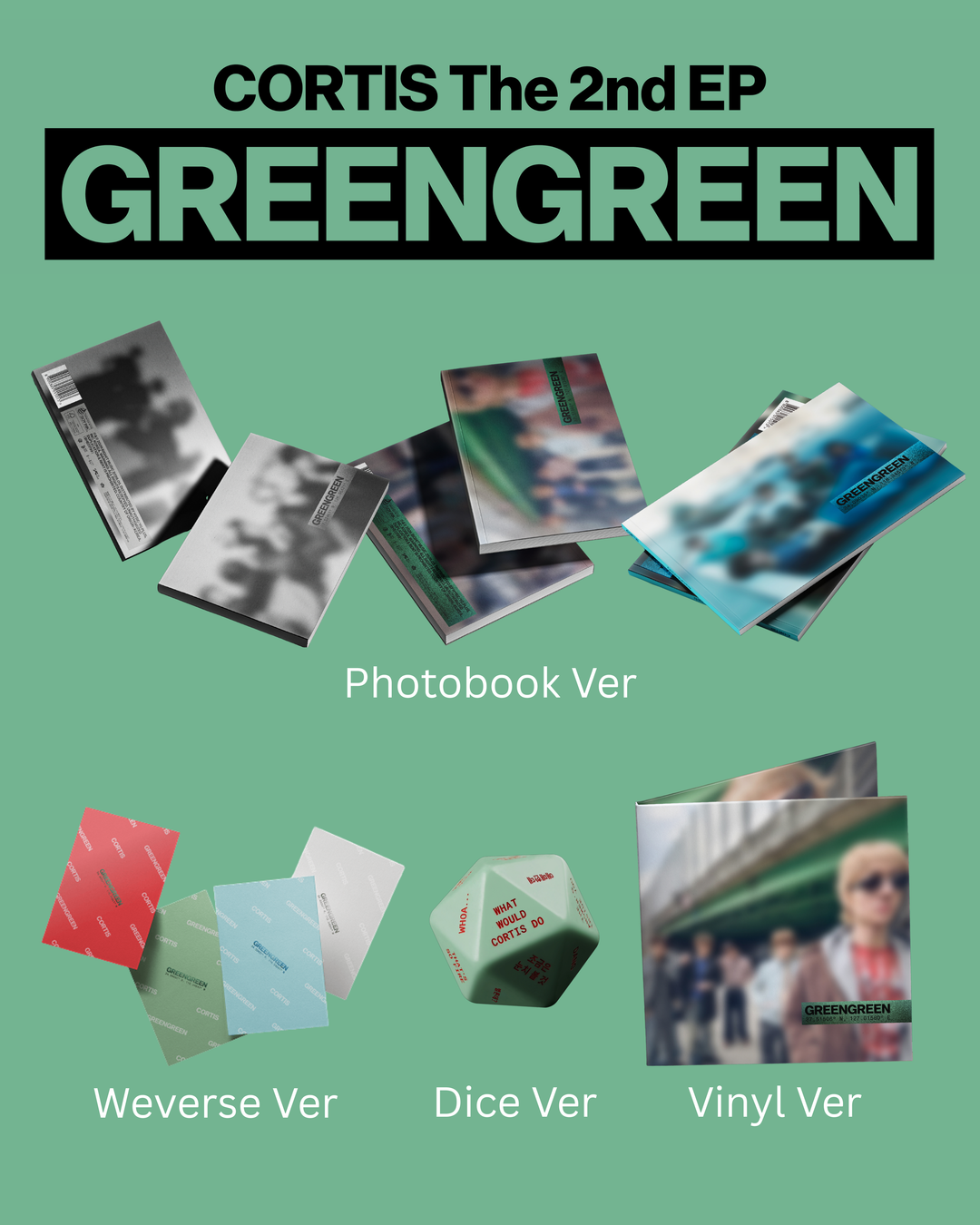 (Korea Platform POB) CORTIS The 2nd EP [GREENGREEN]