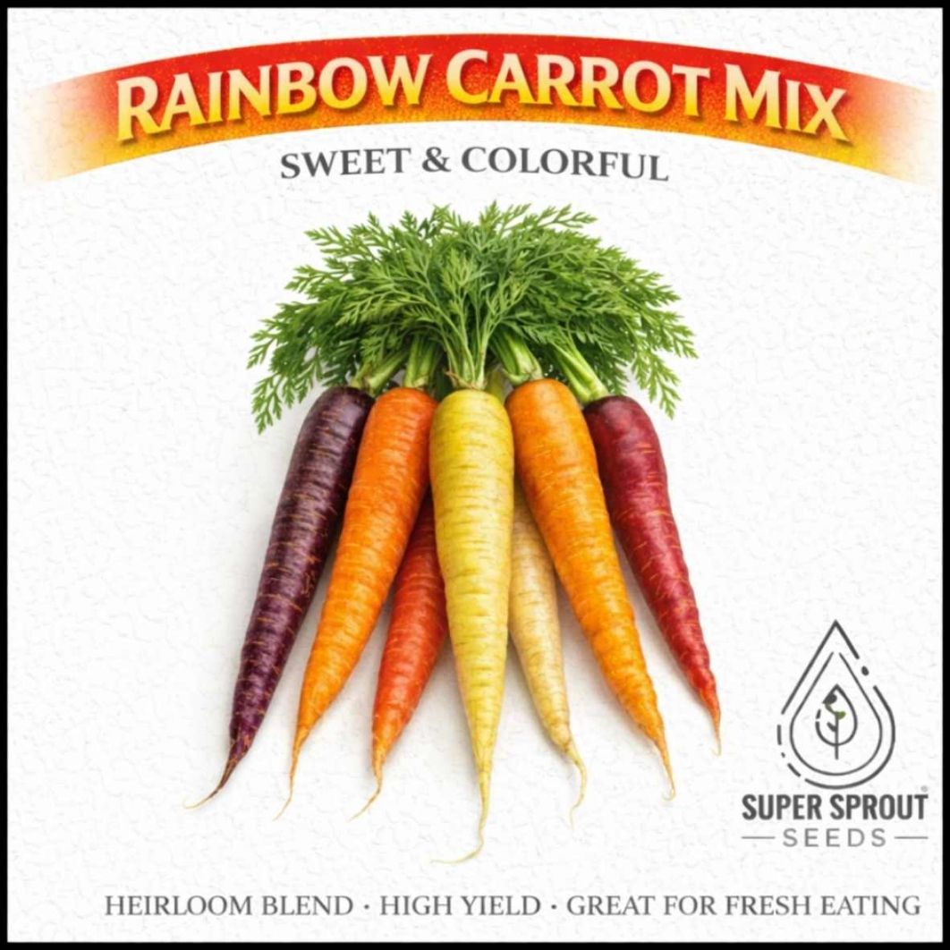 🥕CARROTS RAINBOW MIX🥕 x 50+ organic seeds