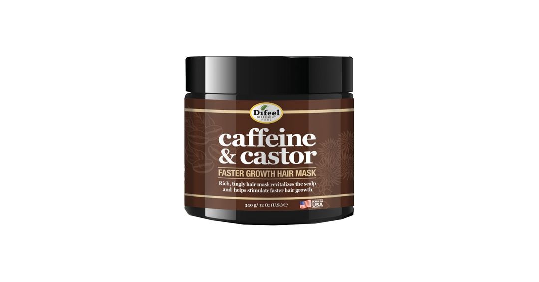 Masque Capillaire Difeel Caffeine and Castor Pro Growth 340g