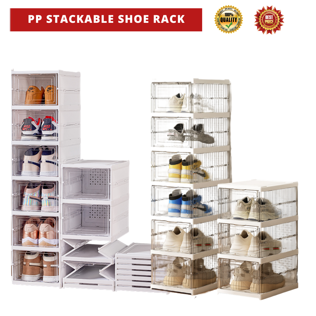 PP STACKABLE SHOE RACK (RAK KASUT) 
